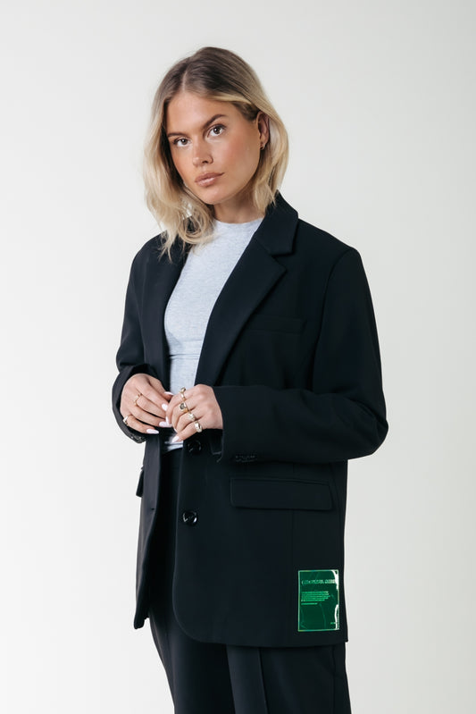 Colourful Rebel Gemma Oversized Blazer | Black