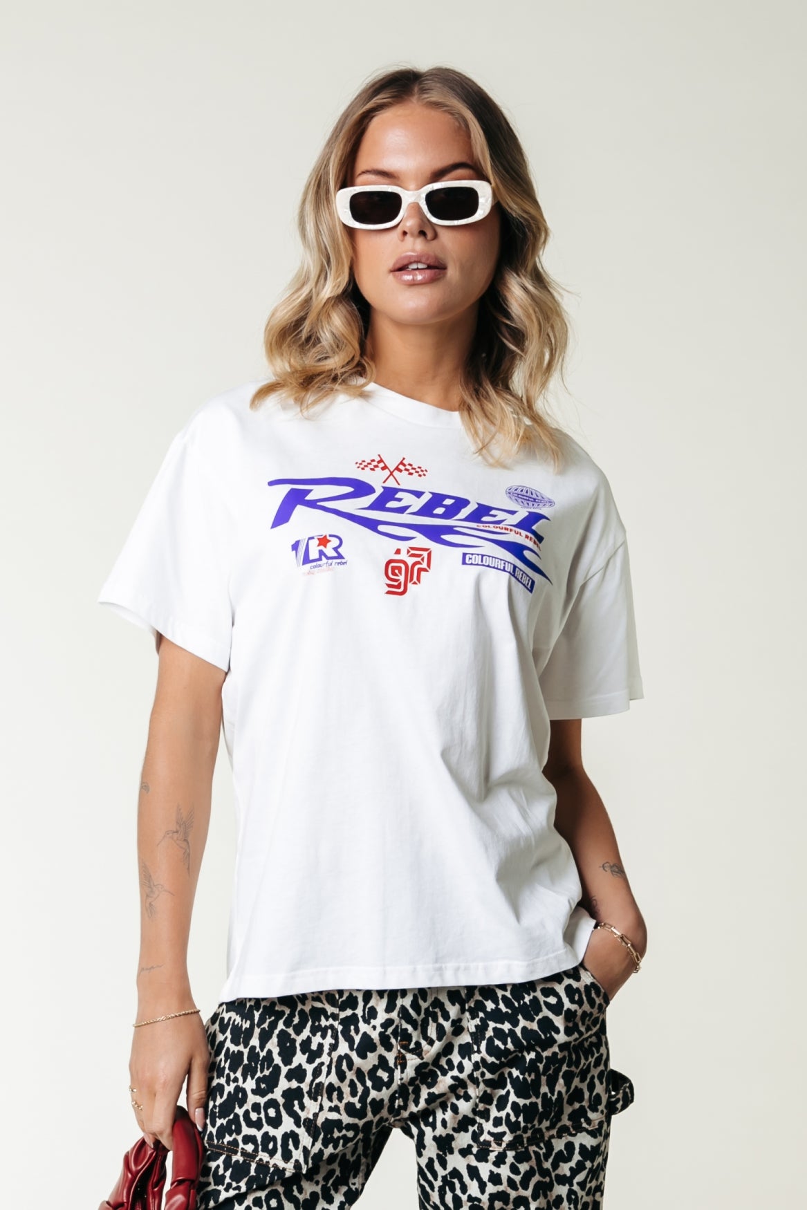 Colourful Rebel Racing Loosefit Tee